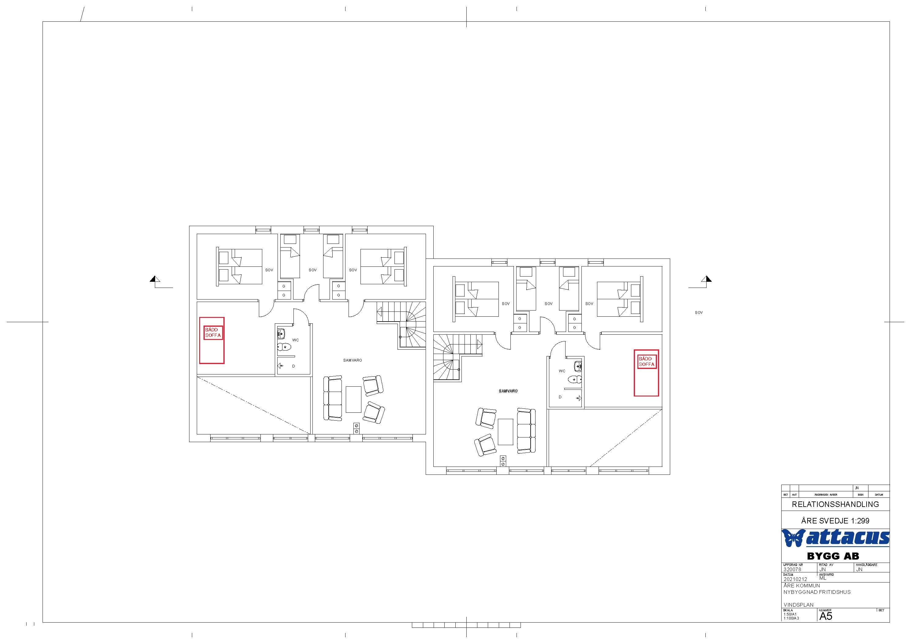 Örnen 22 14b Vindsplan korr 8okt2021